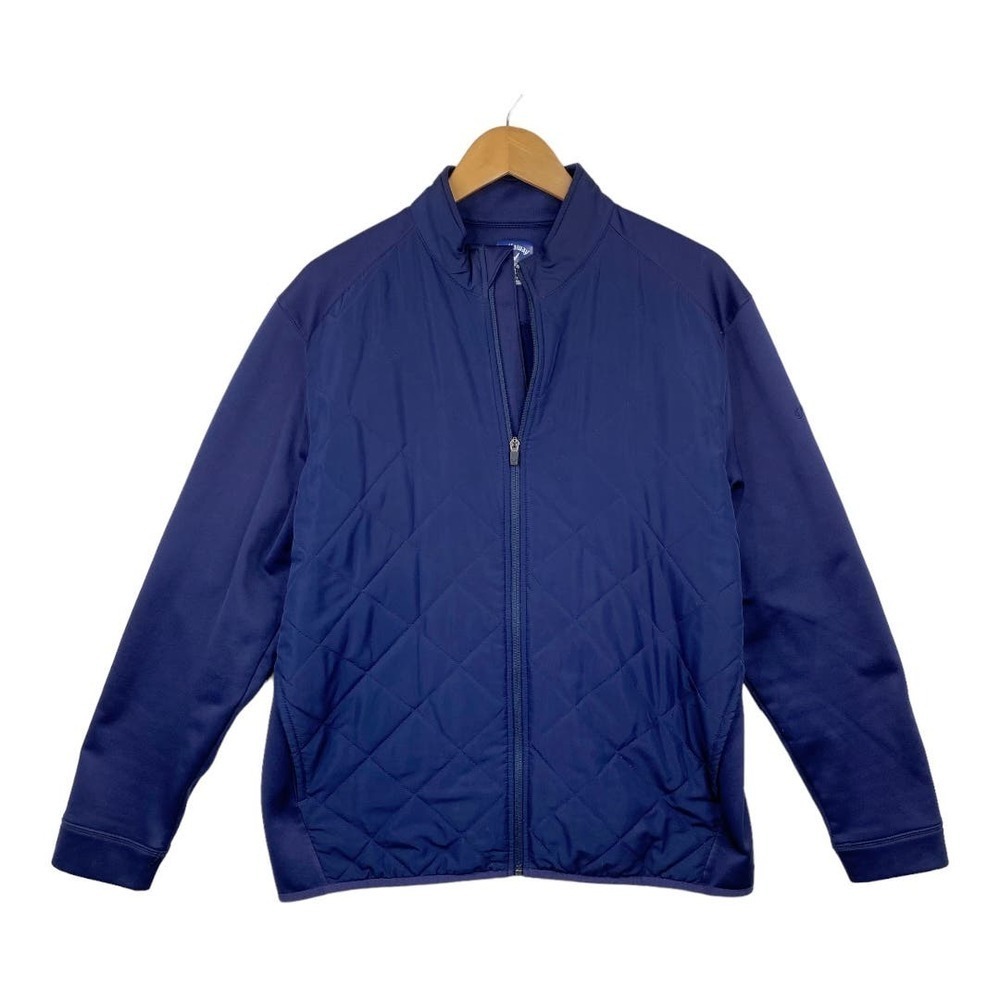 Callaway Weather Series Dark Blue Full Zip Fleece Lined Performance Coat Size LG